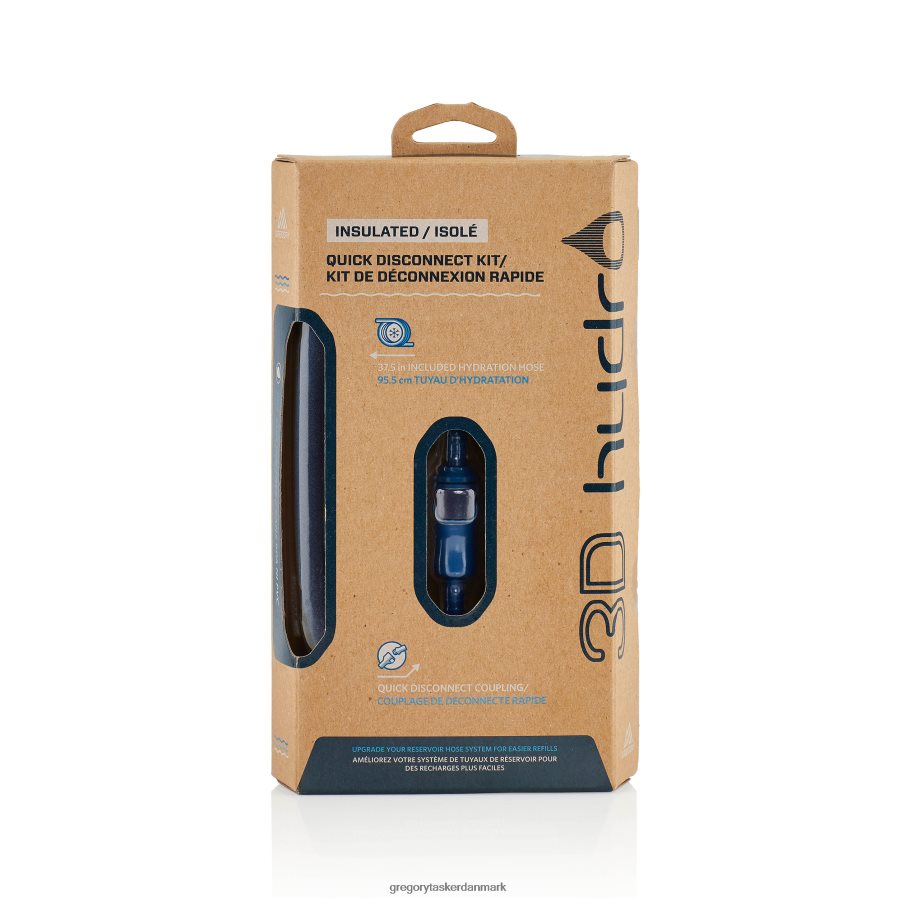 tilbehør dk Gregory Packs isoleret hurtigkoblingssæt blå DF2THJ341